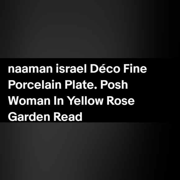 Fine porcelain wall hanging Collectable plate. By naaman Israel - Picture 8 of 9